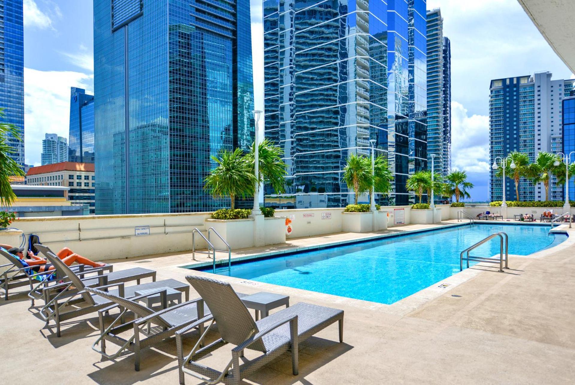 Luxury 2 Bedroom Apartment At Brickell With Pool Miami Exterior foto